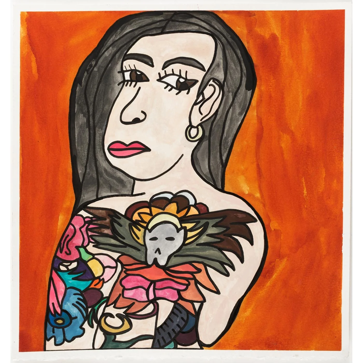 Untitled by Jesus Huezo (Framed)
