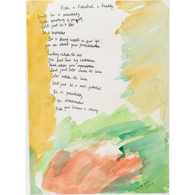 Untitled (Make a Potential a Reality) by Connie Chu