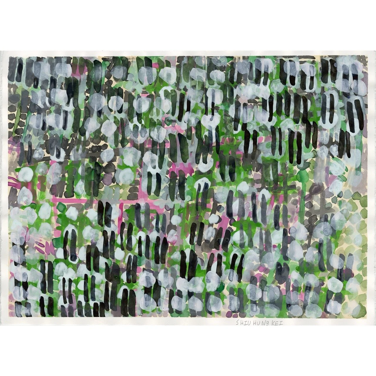Untitled by Hung Kei Shiu [Framed]
