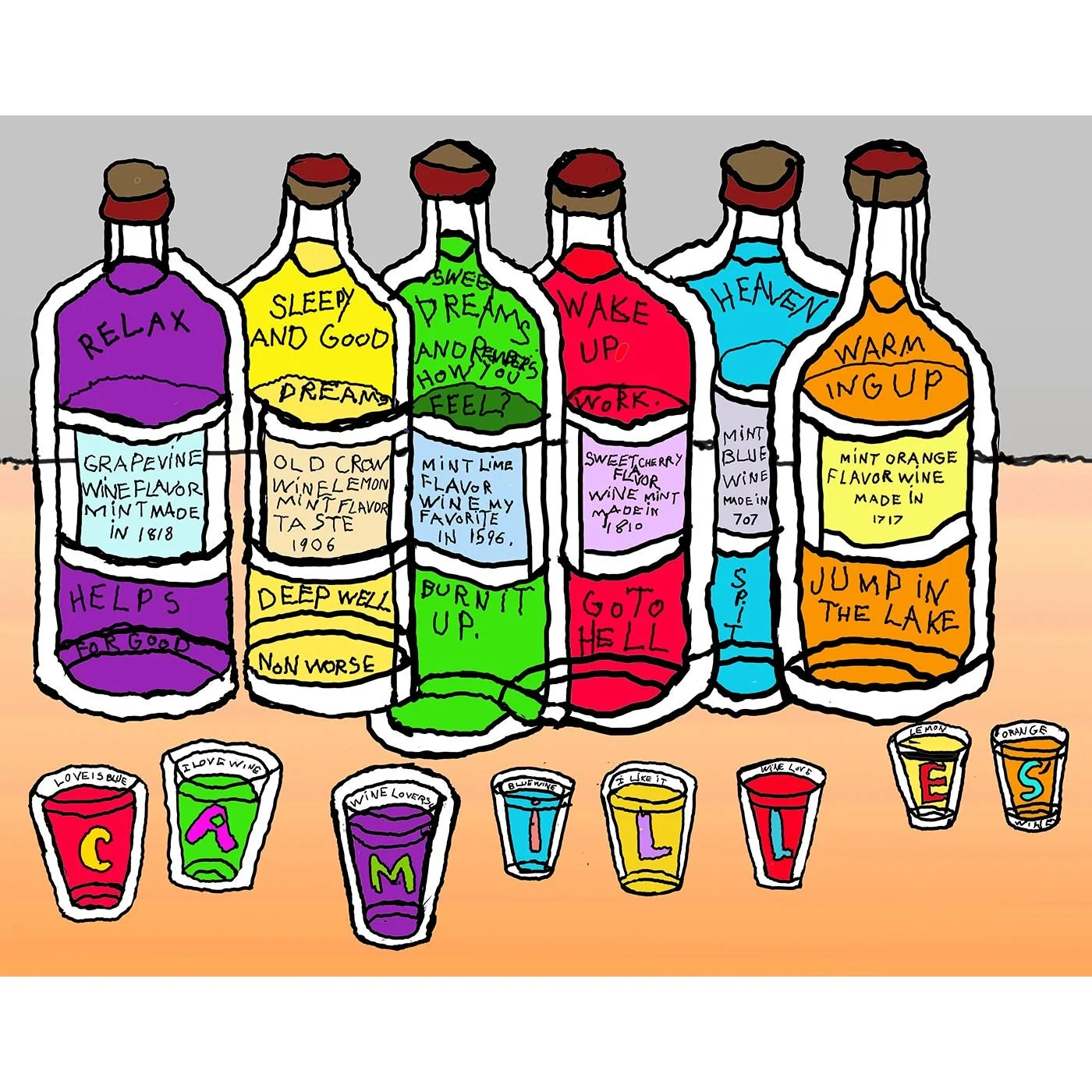 5. Camille Holvoet, Wine bottles 1400.jpg
