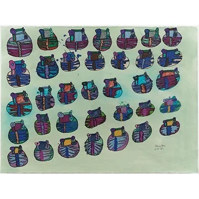 Untitled (Colorful Hearts) by Doris Yen