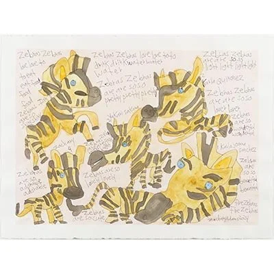 Five Zebras by Zachary Adams