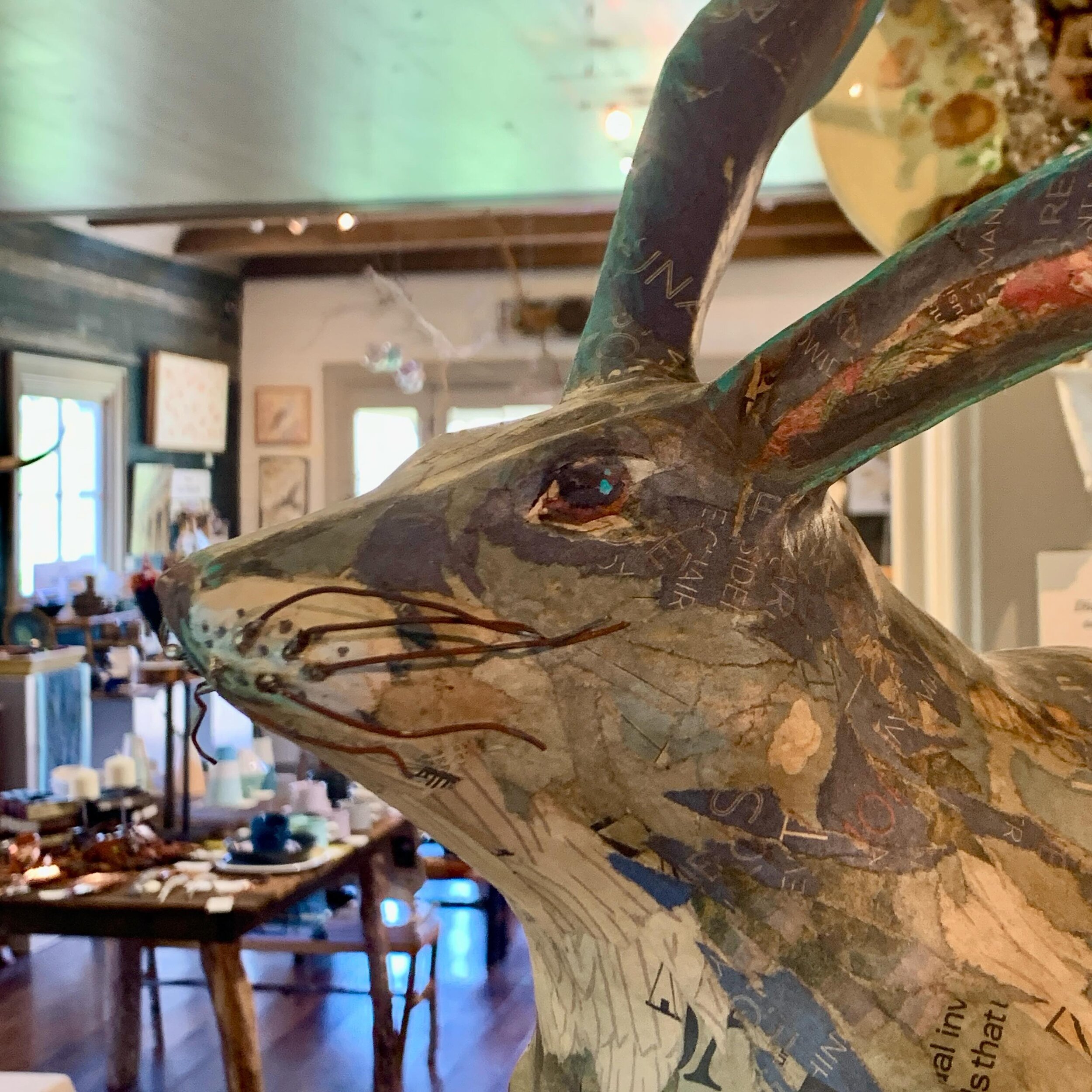 We are open today until 5 pm&hellip;.closed tomorrow for Easter Sunday. See you next week!!

&ldquo;It&rsquo;s the Journey, Not the Race&rdquo;
Paper sculpture by Valerie Edwards
#visitfranklintn #finecraft #craftgallery #leipersfork
