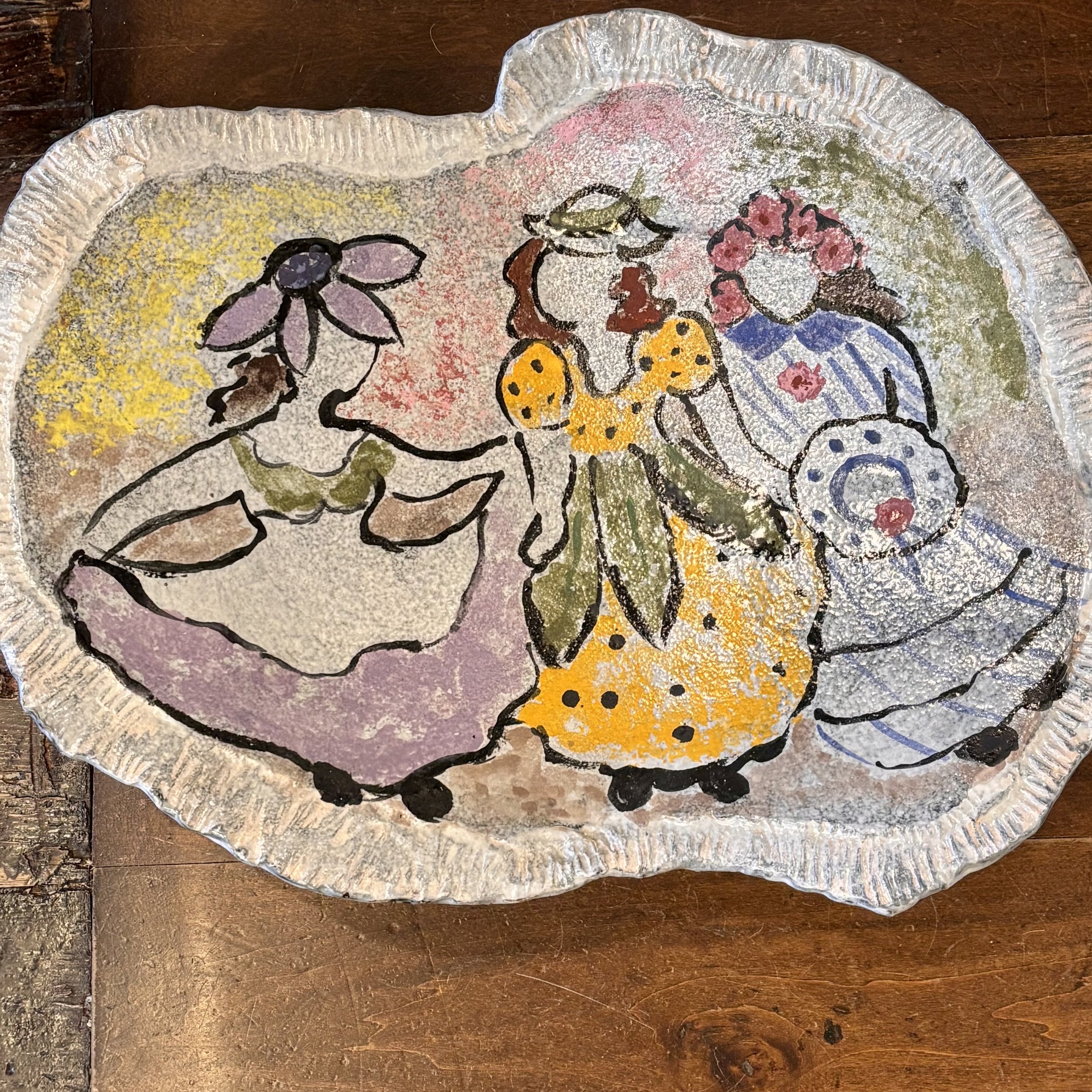 Garden Party Platter by Donna Rizzo