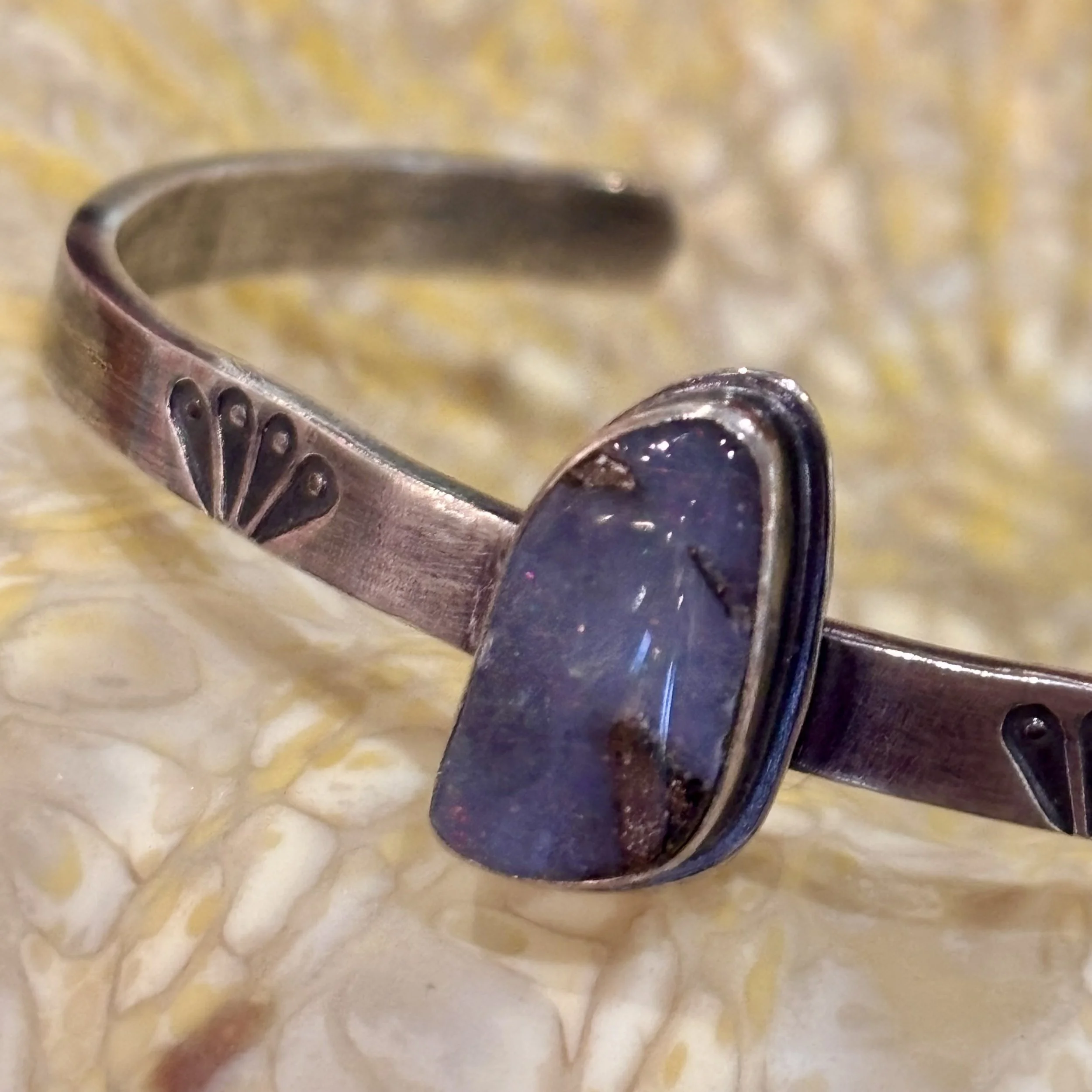 Boulder Opal Mesa Cuff by Amy Sabatier
