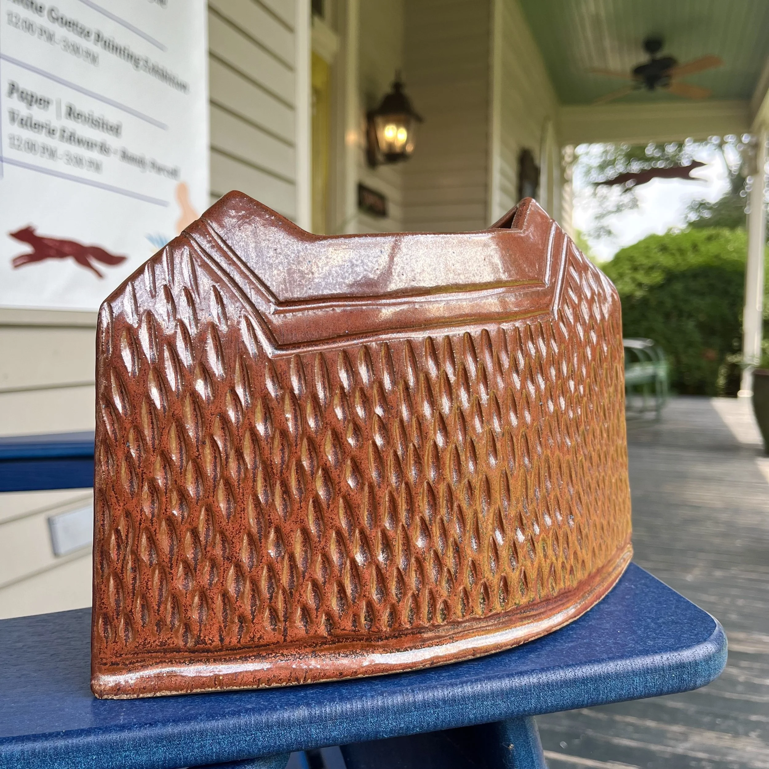 Rust Vase by Merissa Tobler