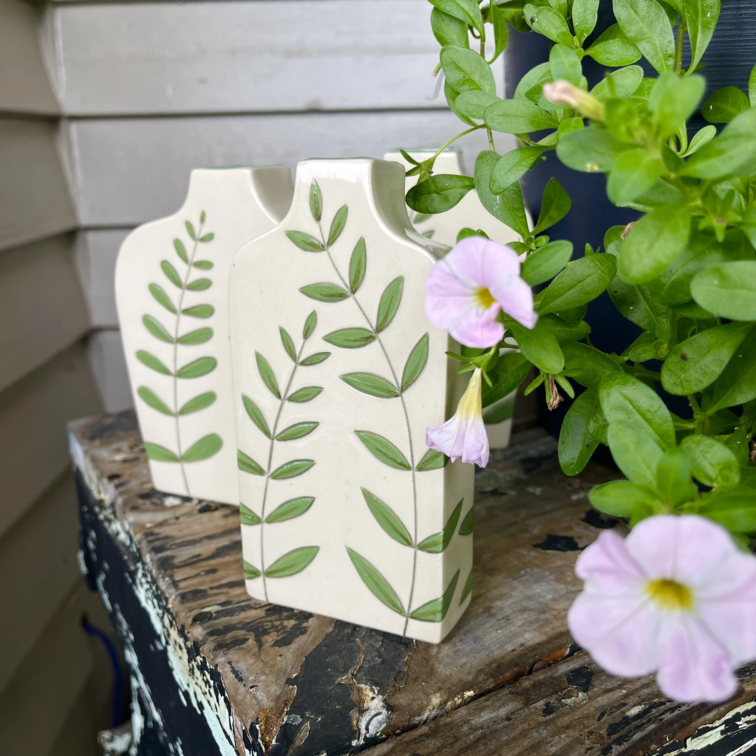 Leaf Vases by Kaitlin Savage