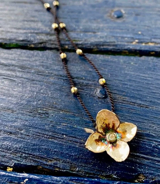 Hydrangea Necklace by Kristi Hyde