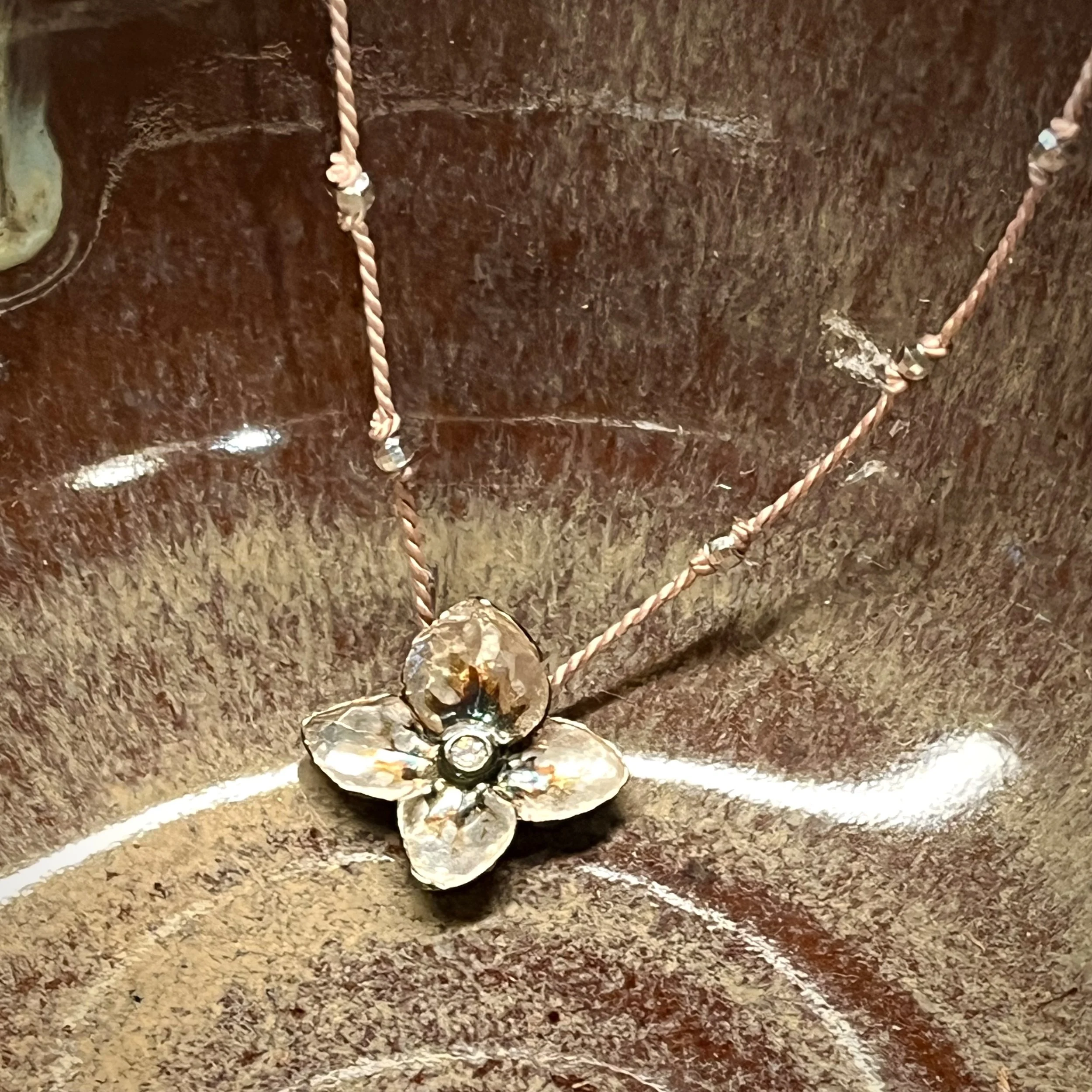 Hydrangea Necklace by Kristi Hyde