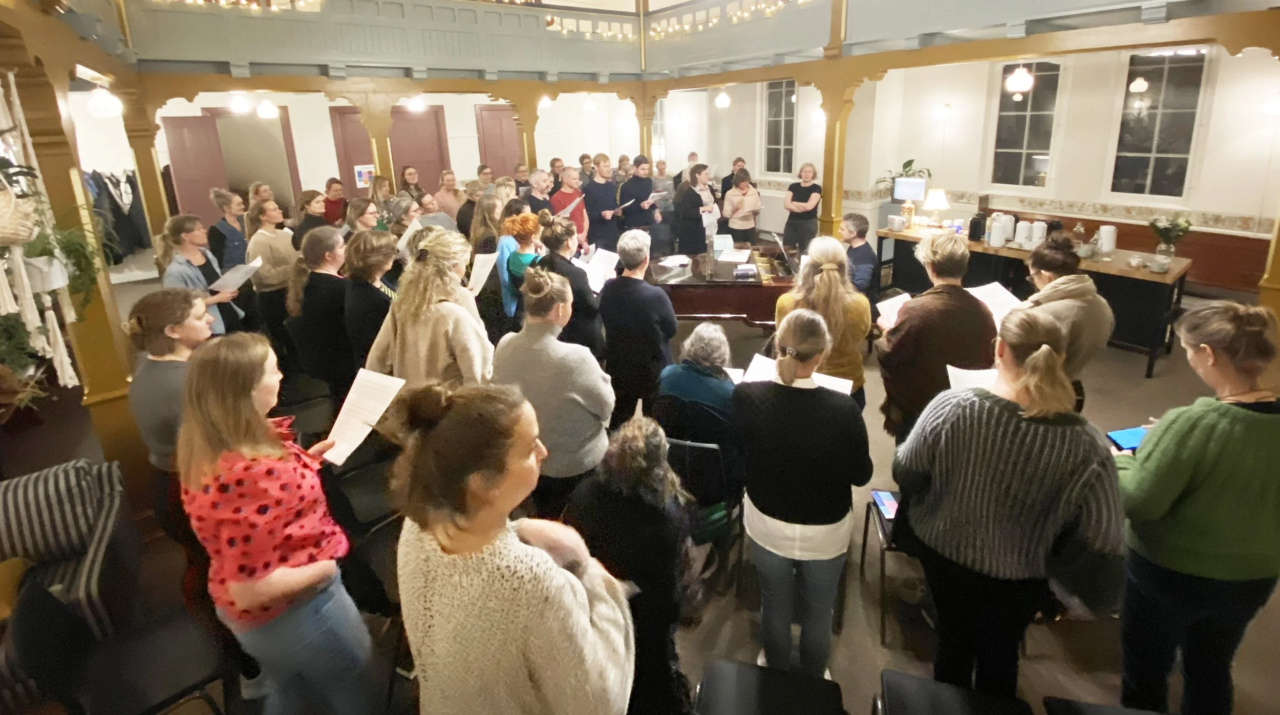 Popup-kor med juledrys