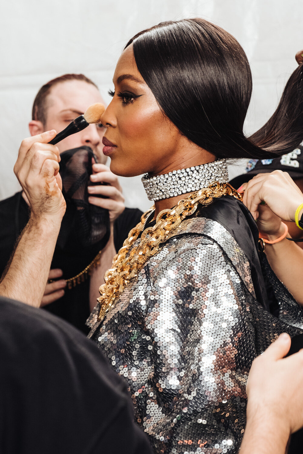 Naomi Campbell at Moschino for WWD