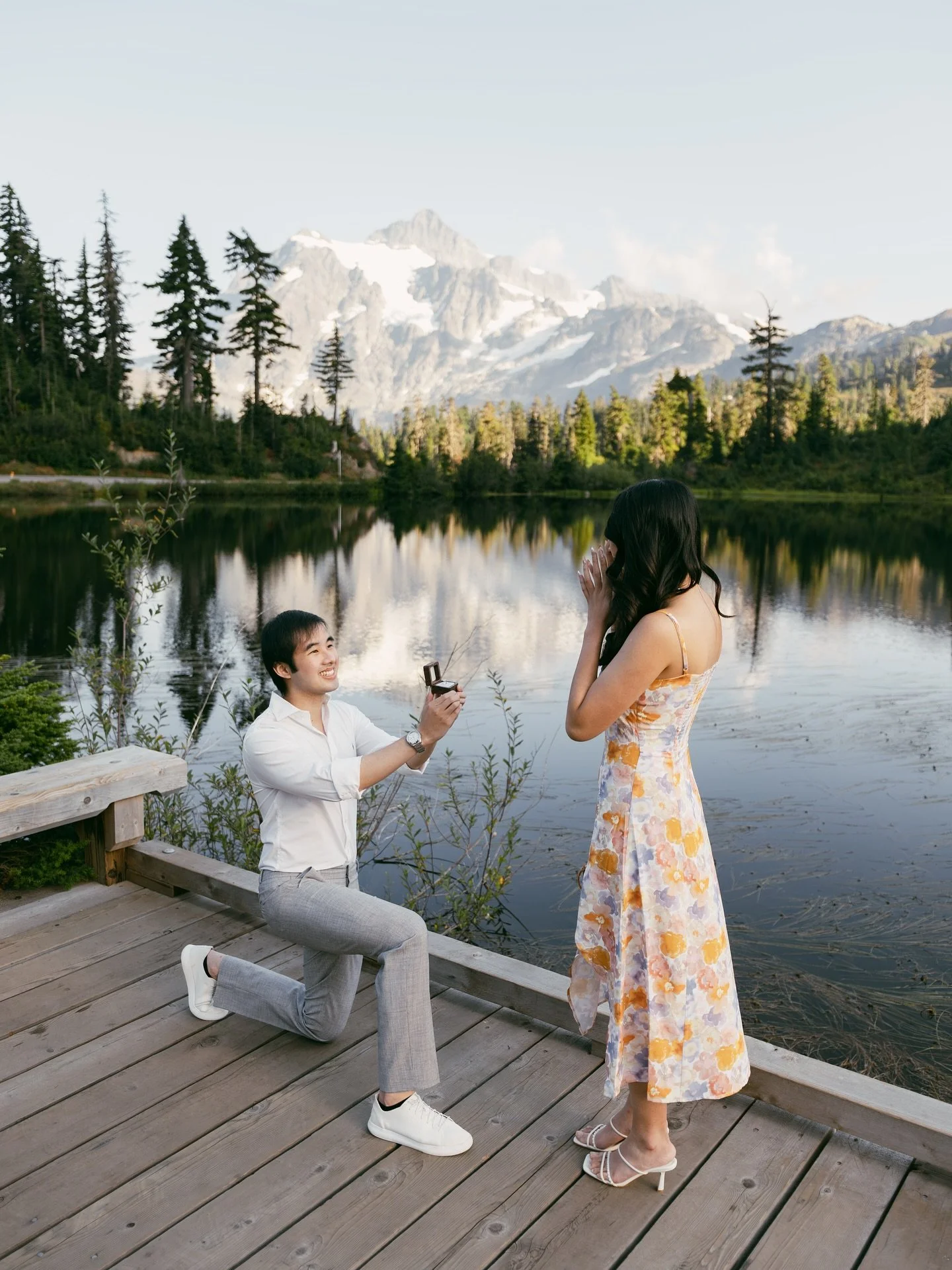 Surprise proposals are such a fun whirlwind!

When R reached out to ask about photography because he planned to propose to V it was immediately clear how much intention and care he put into these plans. Months later after he got down on one knee and 