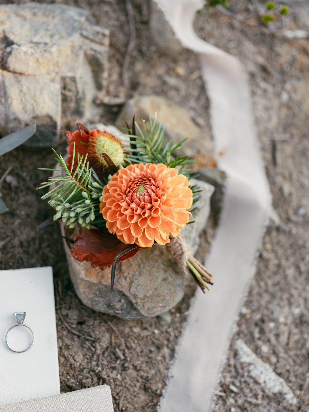 Flat Lay Wedding Detail Photos