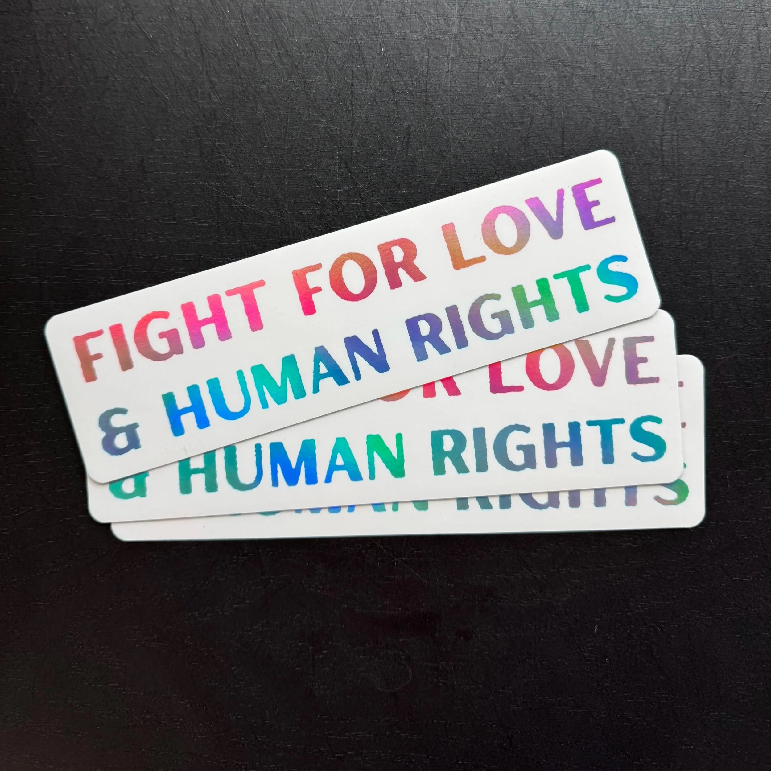 3 PACK: Love & Human Rights Sticker