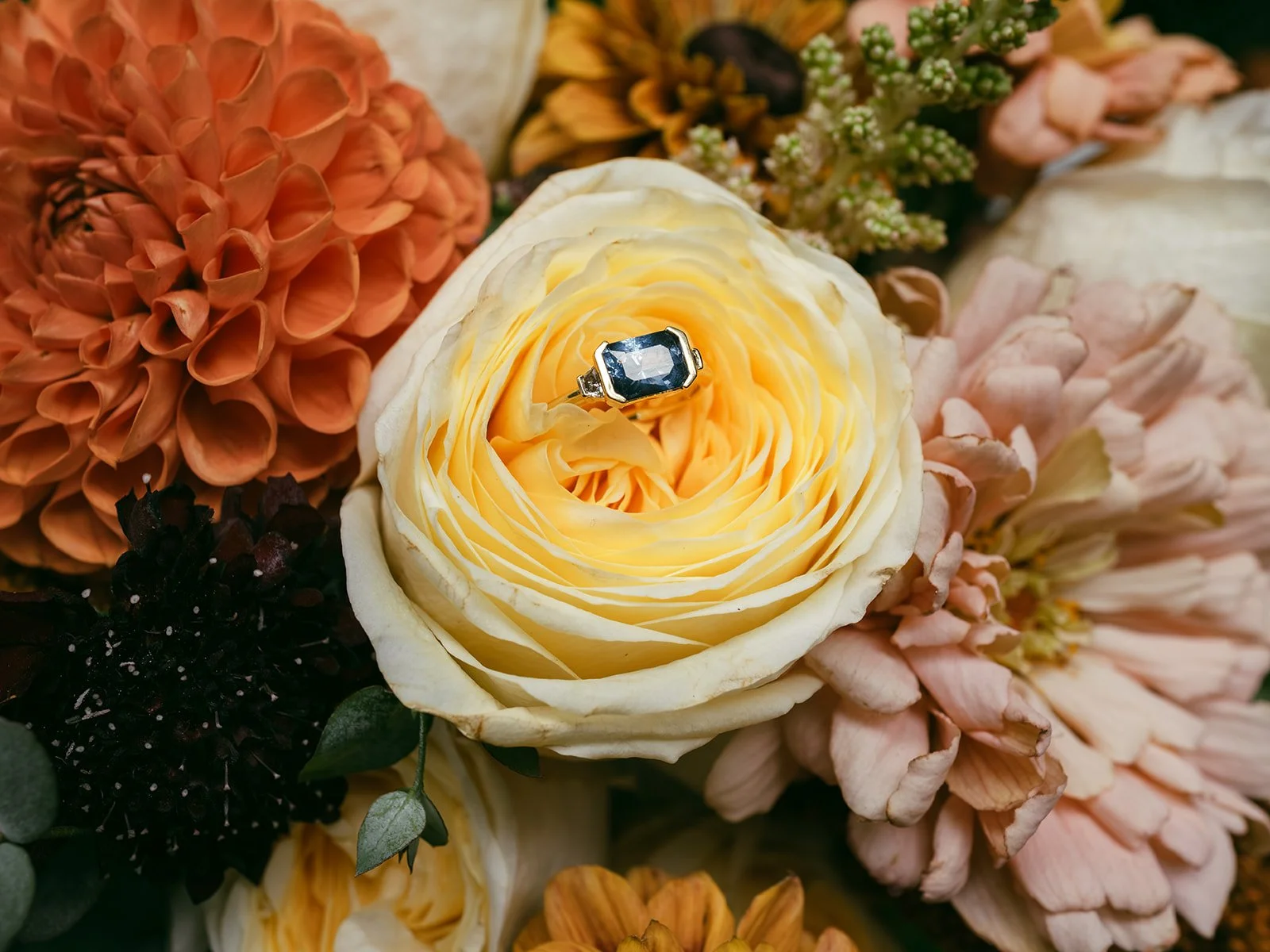 Flat Lay Wedding Detail Photos