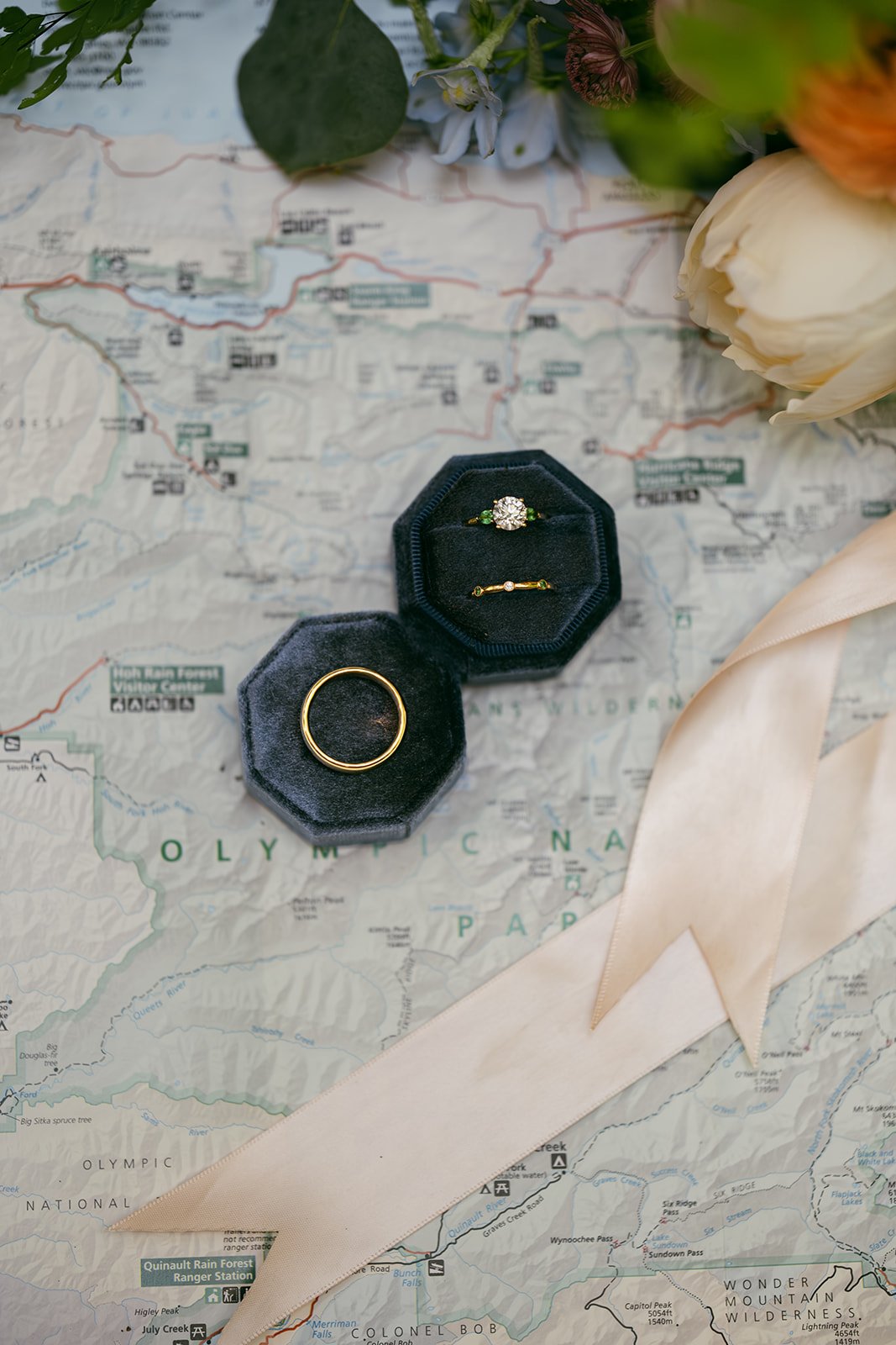 Flat Lay Wedding Detail Photos