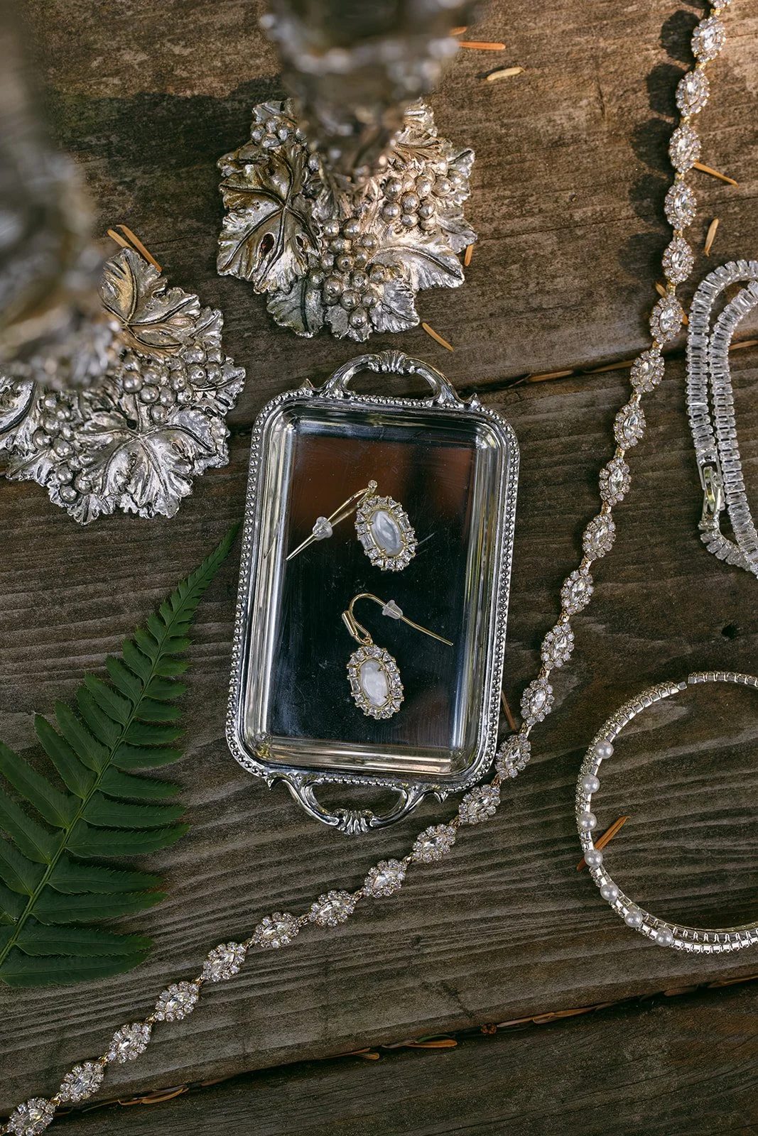 Flat Lay Wedding Detail Photos