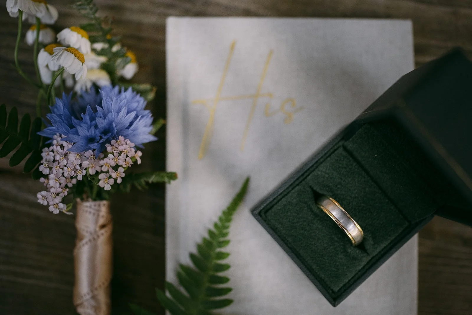 Flat Lay Wedding Detail Photos