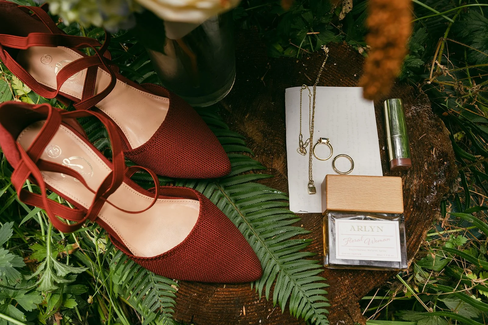 Flat Lay Wedding Detail Photos