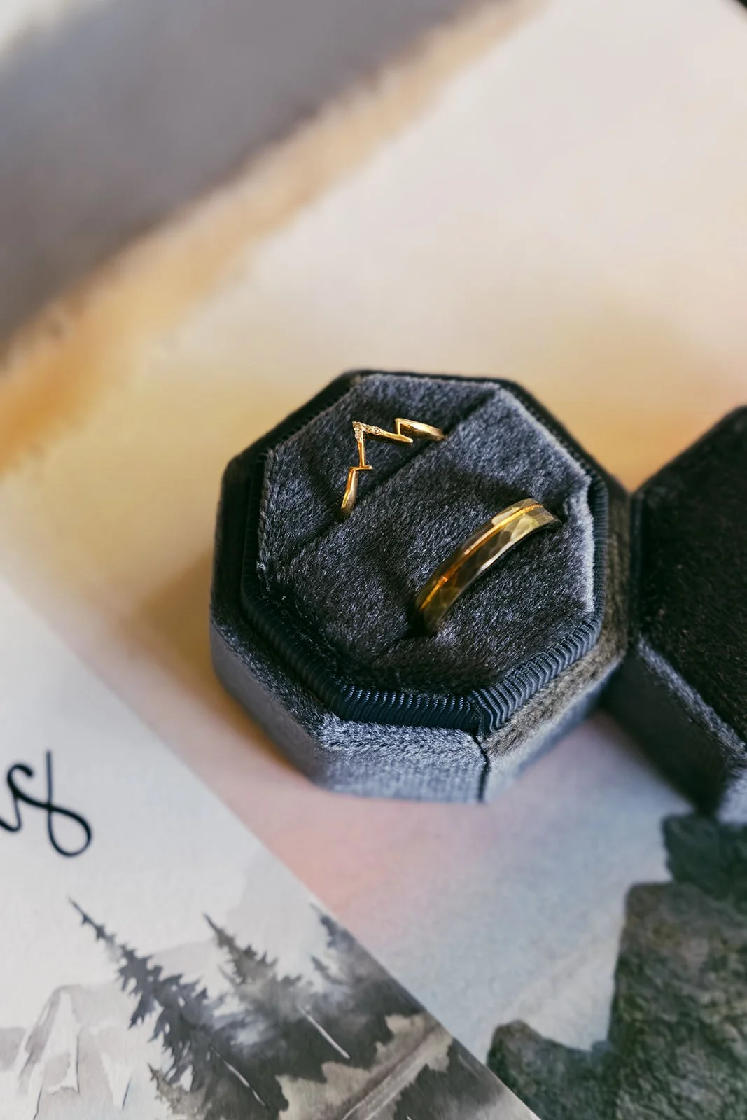 Flat Lay Wedding Detail Photos