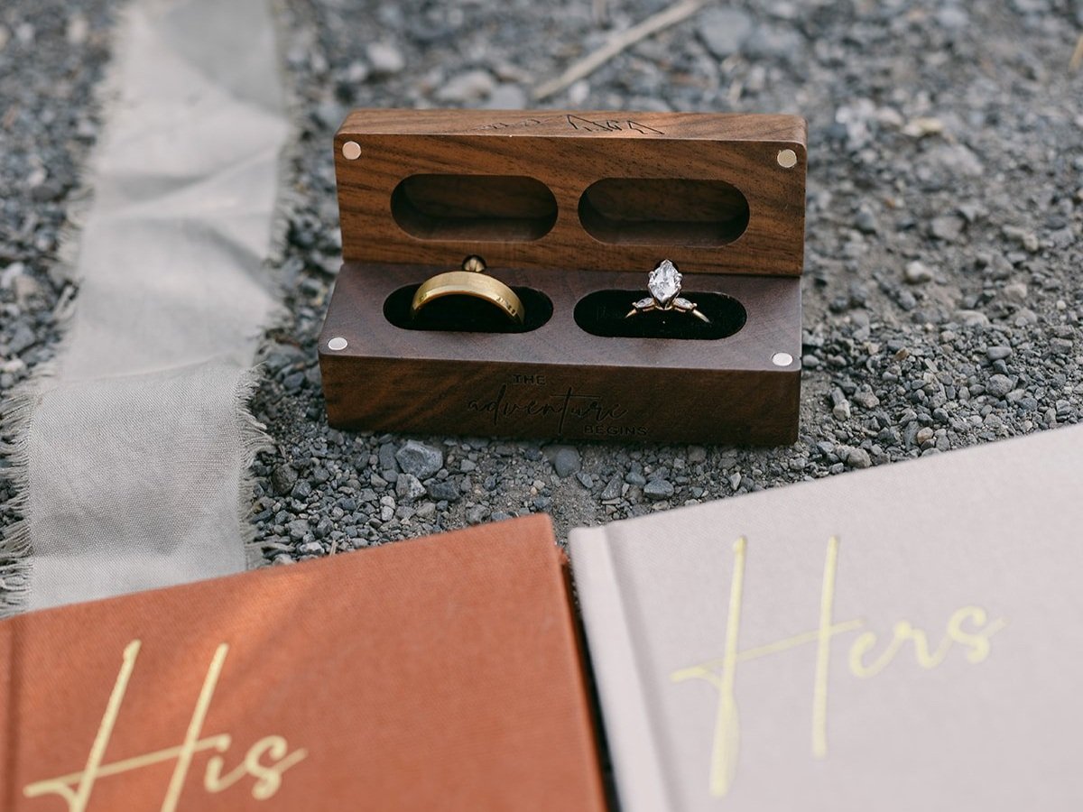 Flat Lay Wedding Detail Photos