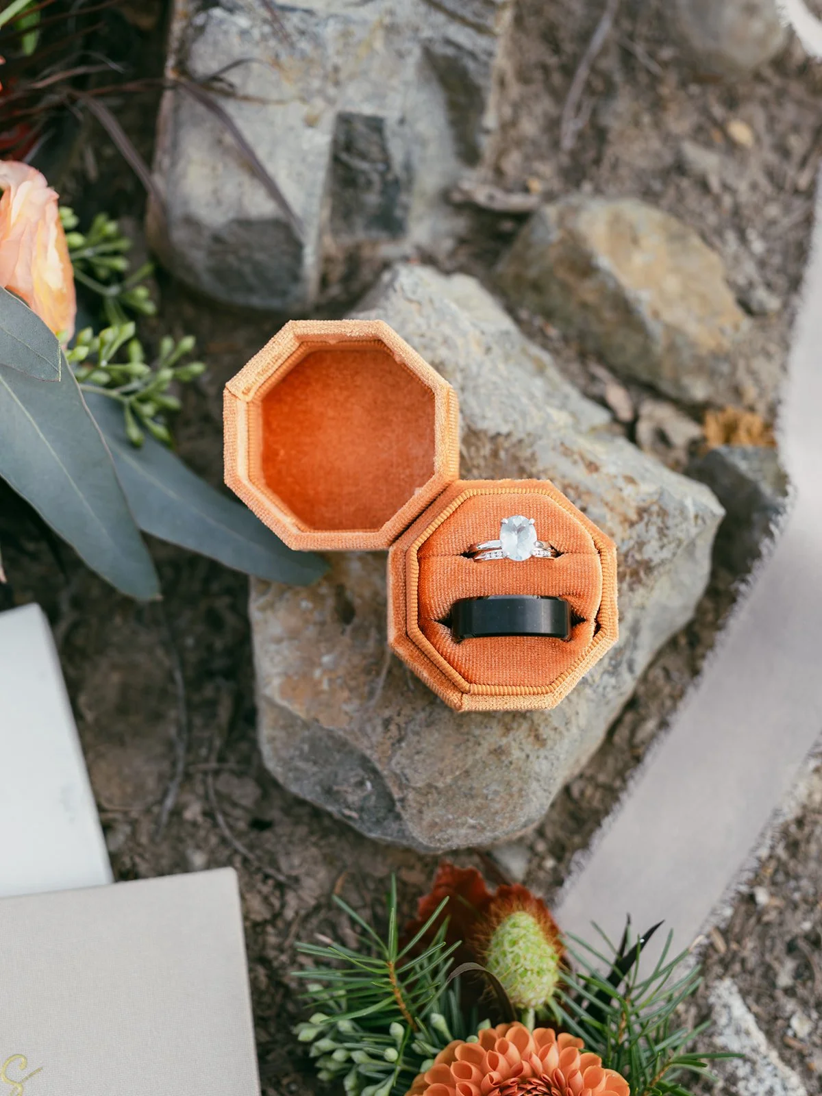 Flat Lay Wedding Detail Photos