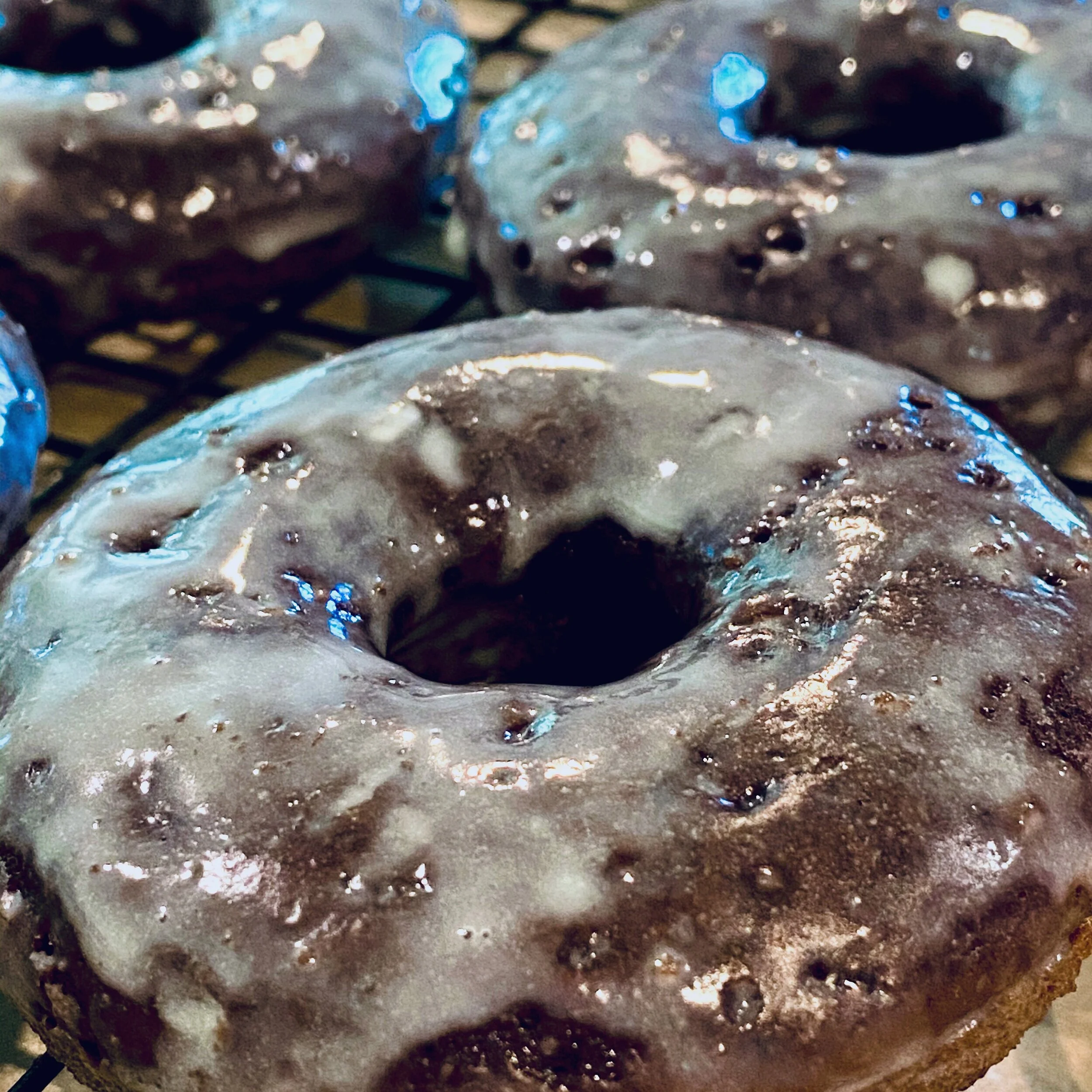 Daisy Lane Bakery Glazed Chocolate Donuts