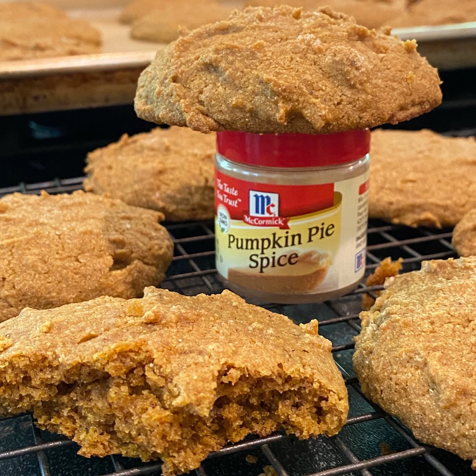 Pumpkin Pie Spiced Muffin Cake Cookies (Grain-Free, Dairy-Free, &amp; Egg-Free)