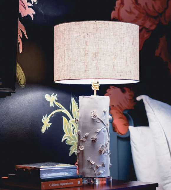 Large Painted Lamp- MHG