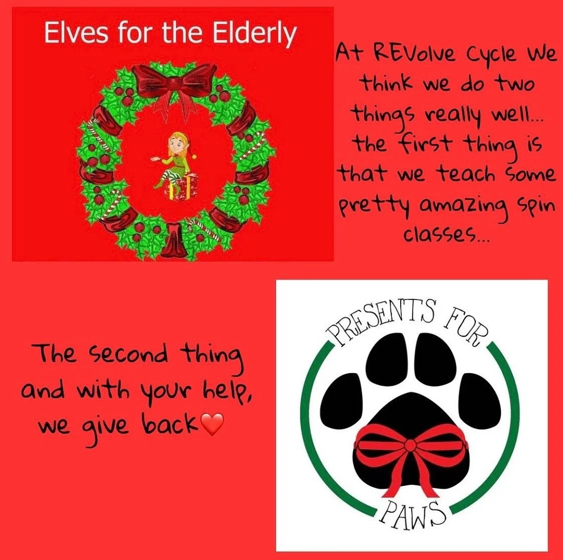 The holiday season is upon us and for many years now we have partnered with Nipissing Manor Nursing Home in sponsoring some seniors who reside there and, for the second year we have also partnered with @nbhumanesociety to sponsor the animals who resi