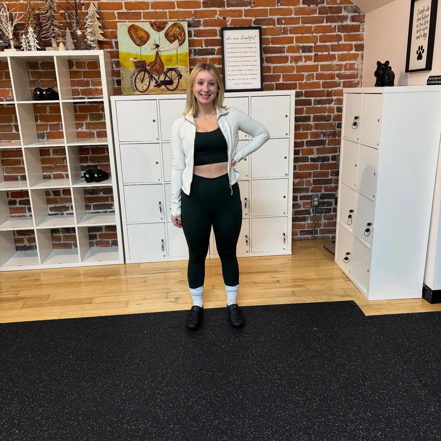 *Member Spotlight*

Meet Caroline (hard i😉). Caroline has been a very frequent flyer at REVolve for about a year and a half and we luv her❤️. Always quick to greet you with a very warm smile and a little life update.  Recently married to Cameron las