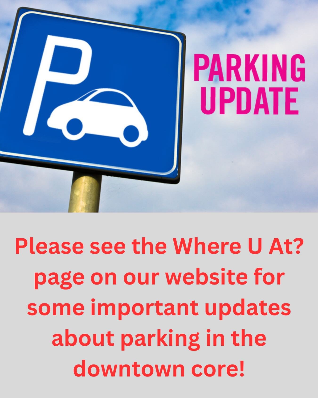 If you currently use the Passport App to pay for parking you need to be aware of the upcoming changes. See the Where U At? page on our website.