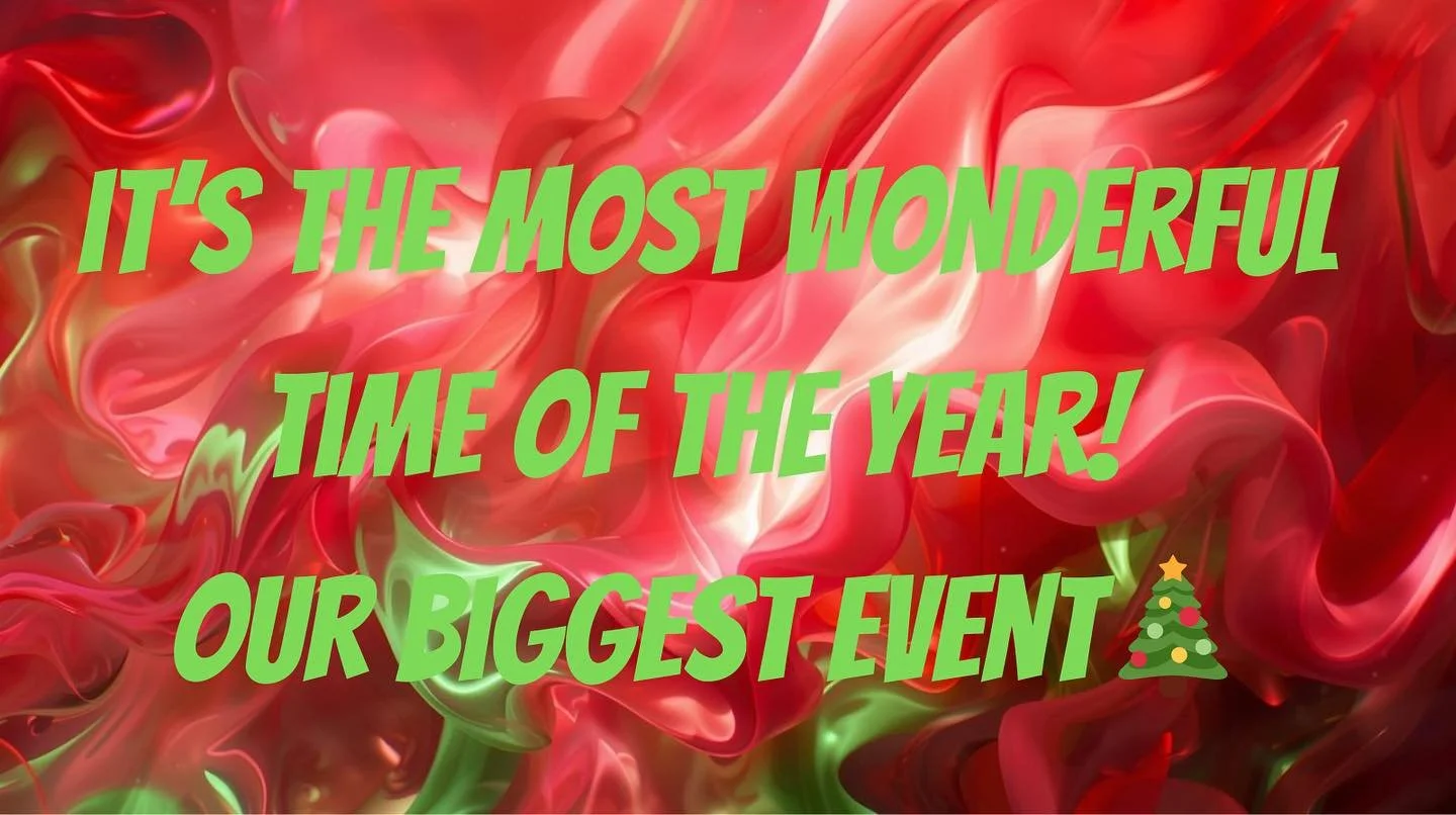 It&rsquo;s Time🎶 (you sang that like Mariah🎤)

Please join us as we celebrate the season with our 5th Annual Christmas Glow Ride on Christmas Eve at 8:30 am and 10:00 am.  We glow all out so please wear an old white shirt and get ready to get paint