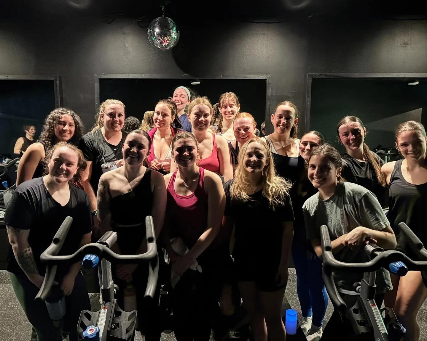 🦷🪥😁😬. Today we had some special guests in for a ride.  This group of Canadore Dental Hygiene students worked up a great sweat and we were thrilled to meet some new, beautiful &ldquo;smiling&rdquo; faces!  Thank you for a great ride and special th