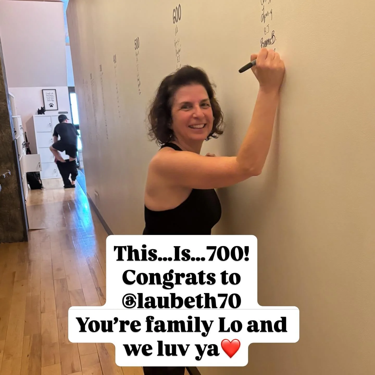 Our classes are always fun but, when Laurie&rsquo;s in it, it&rsquo;s that much better❤️ Thank you for your never ending support and commitment to what we do at Revolve&hellip;love that you&rsquo;re always up for whatever we throw at you! #congrats