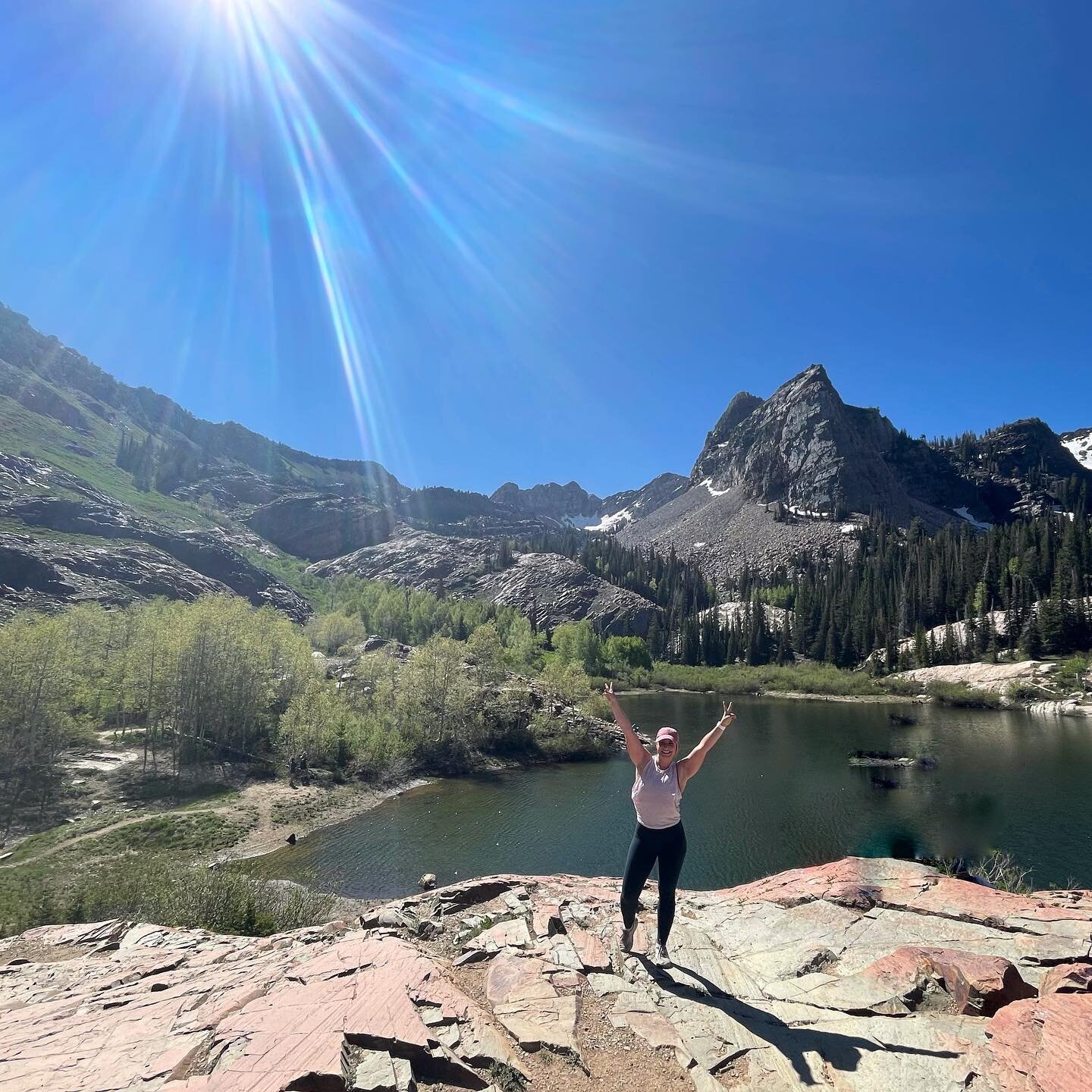 While I wouldn&rsquo;t recommend a 7 mile hike on less than 5 hours of sleep- I definitely WOULD recommend an early morning hike, showing up alone, meeting new people, putting yourself out there, doing a HARD incline hike, making yourself proud, and 