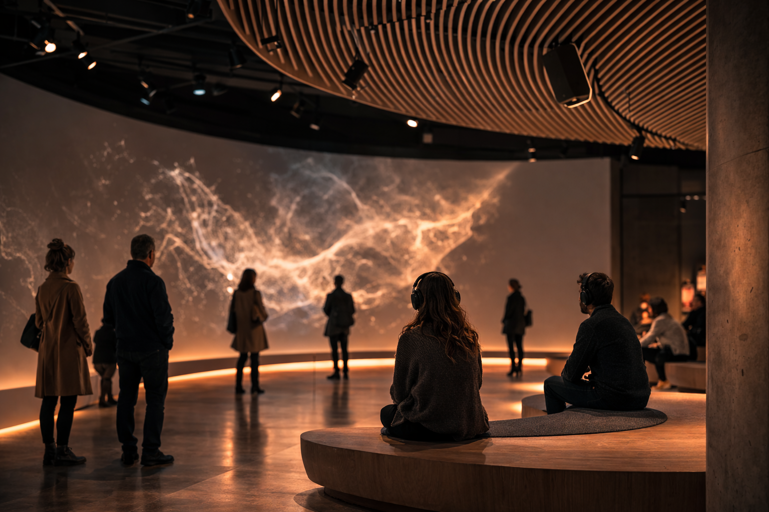 Waarom geluid altijd te laat komt in tentoonstellingsontwerp