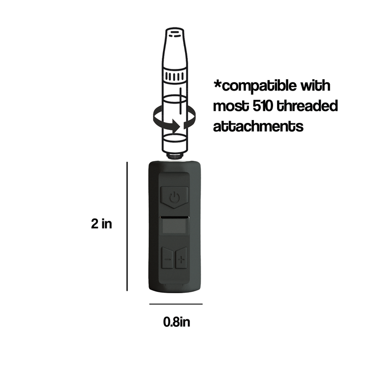 elfbar nachfüll pod läuft aus Adaptateur 510 pour Vinci / Vinci X main image 1