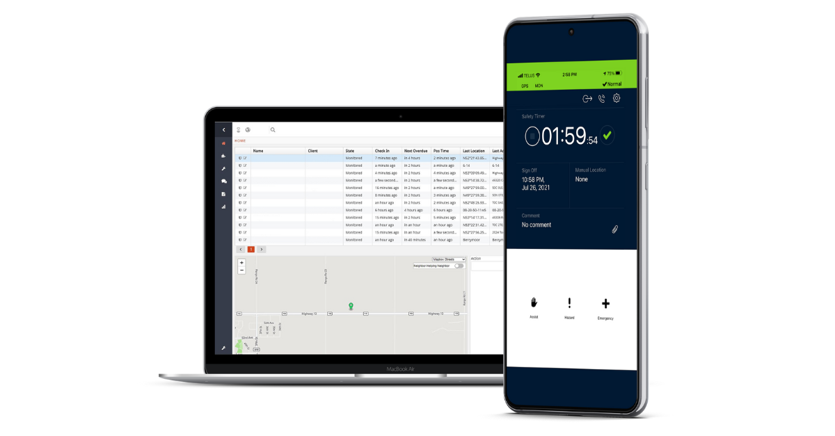 Work Alone App | Man Down Alarm | Lone Worker Employee Safety System