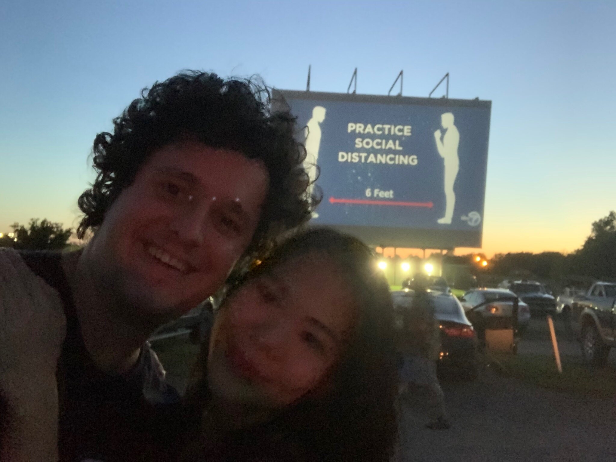 Hanh's first drive-in