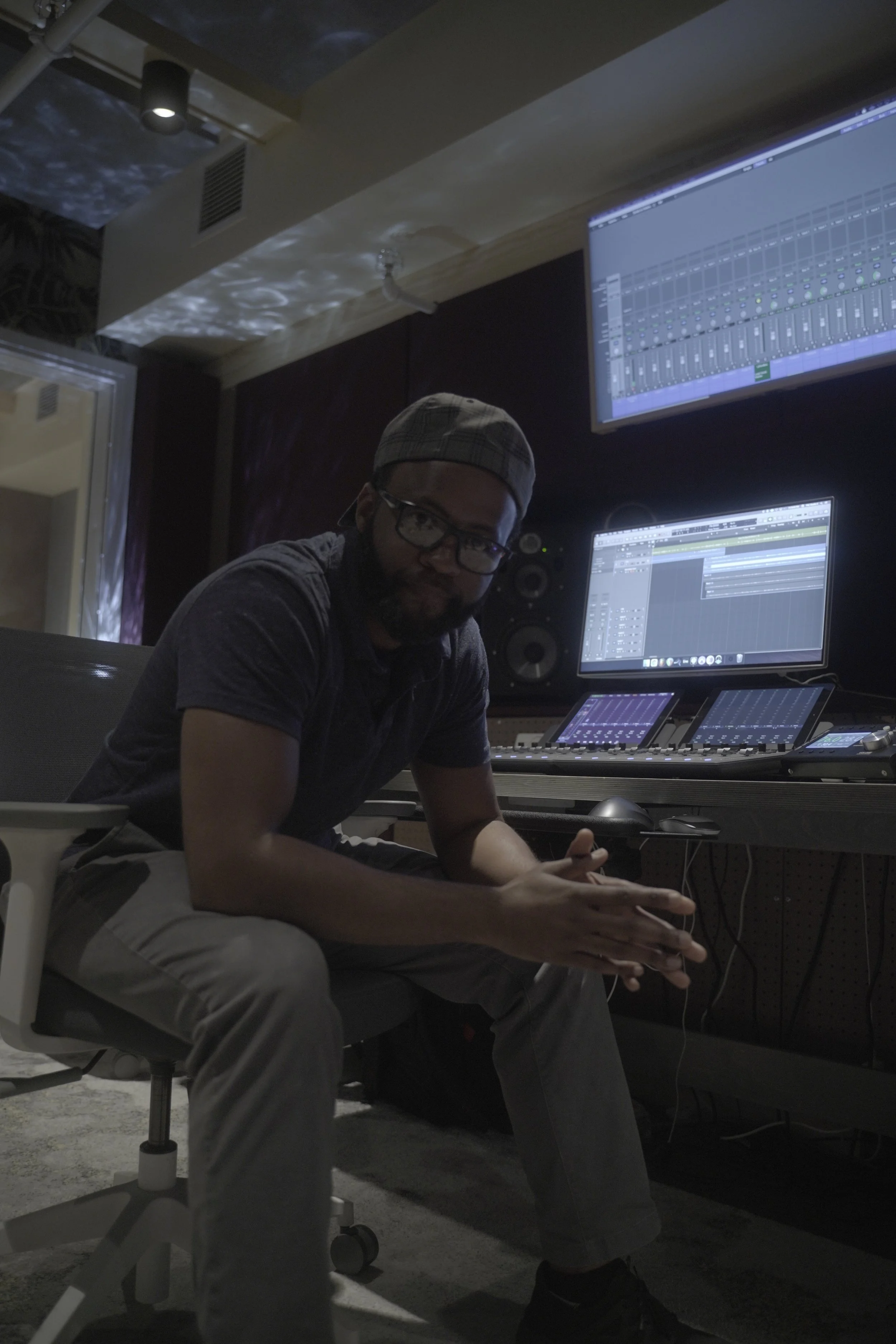 Taking advantage of a studio session break 
