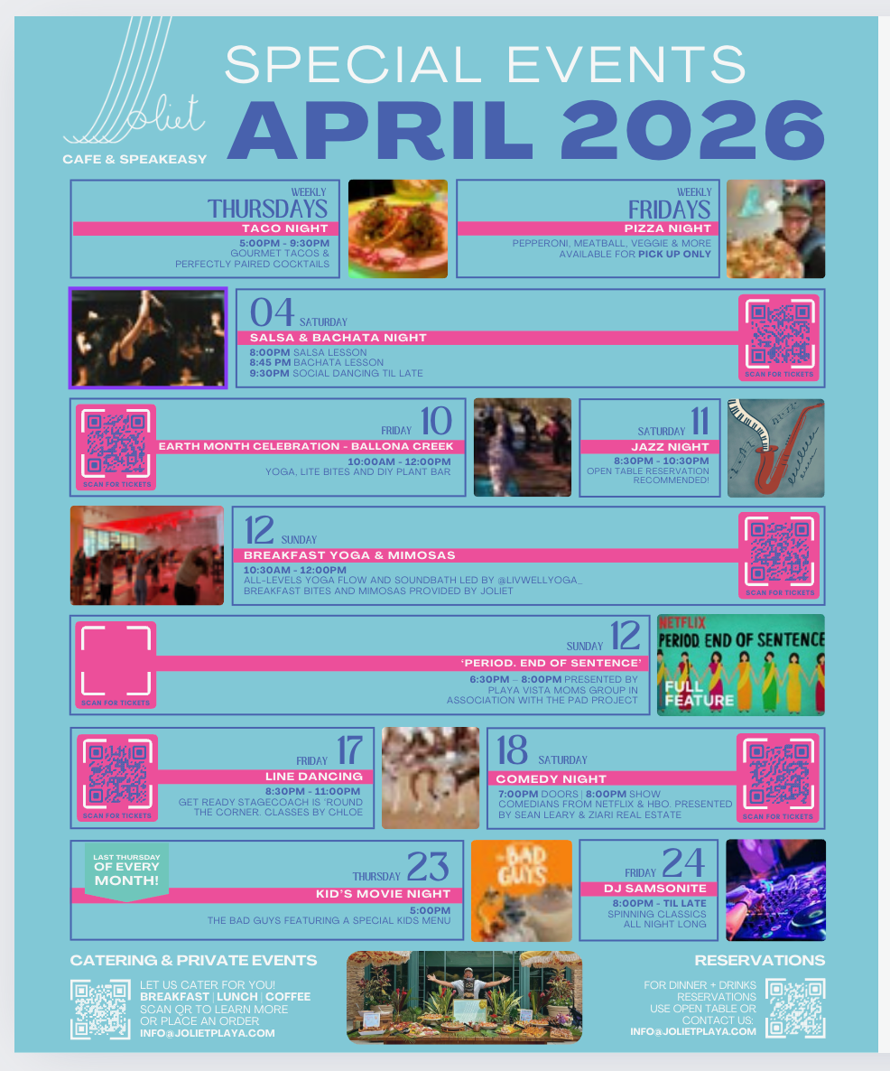 Happenings at Joliet (April)