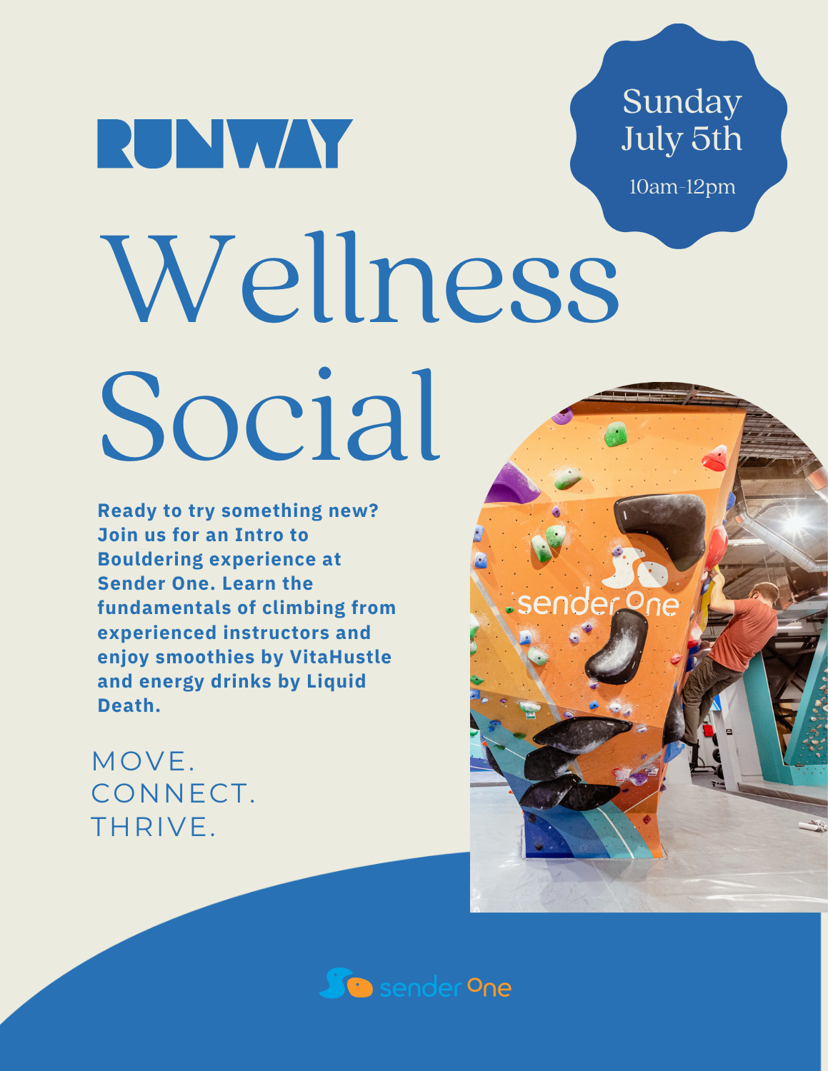 Sunday Wellness Social with Sender One