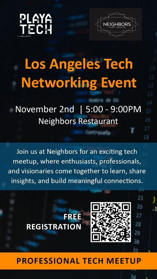 Los Angeles Tech Networking Event at Neighbors — RUNWAY
