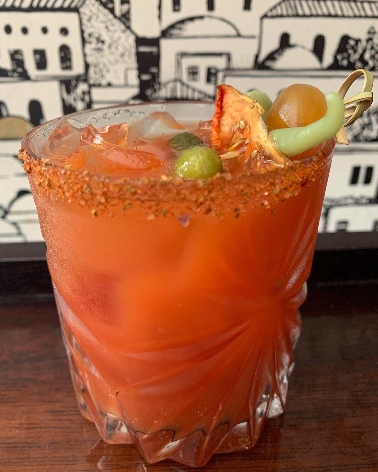 And what are you up this morning? New cocktail for today Bloody Maria here in Bocados. Eating garnish is a must. Open lunch and dinner. #sharingiscaring #lovebocados #bloodymaria #visitnewcastleau