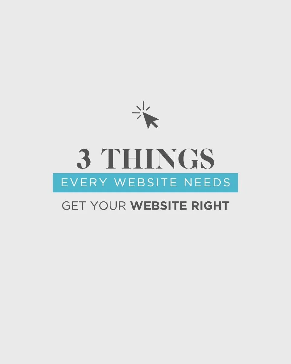 Is your website really working for you? 
For small businesses and startups, your website is your digital storefront, and it needs to build trust and turn visitors into leads! We're breaking down the 3 essential pages every website needs to succeed on