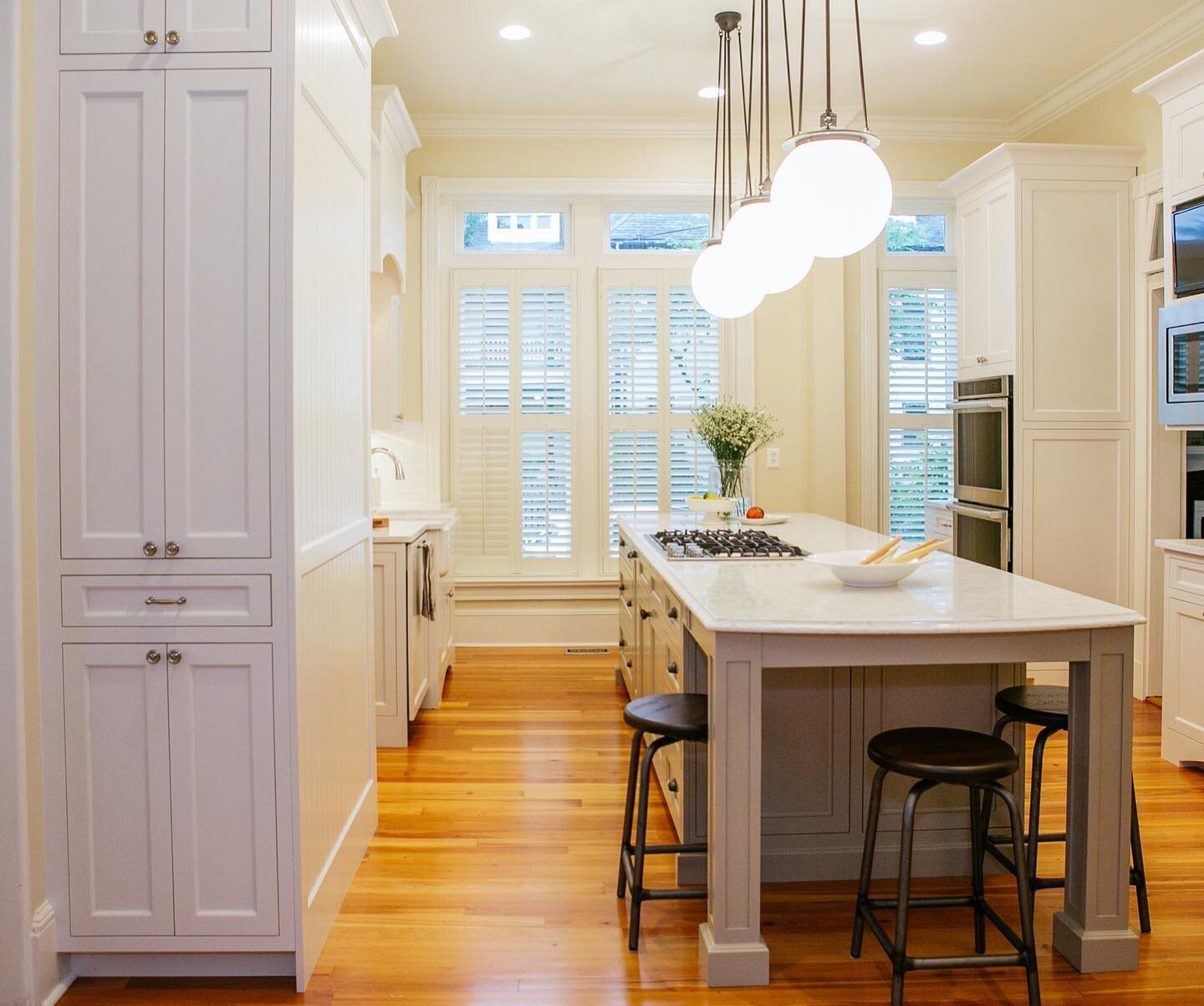 Good morning. This weekend I was adding project photos to our new website (yay!) and came across the before photos from our Clarke St. Victorian kitchen/sunroom renovation. We always start with the floor plan and this kitchen plan was a challenge. Bu