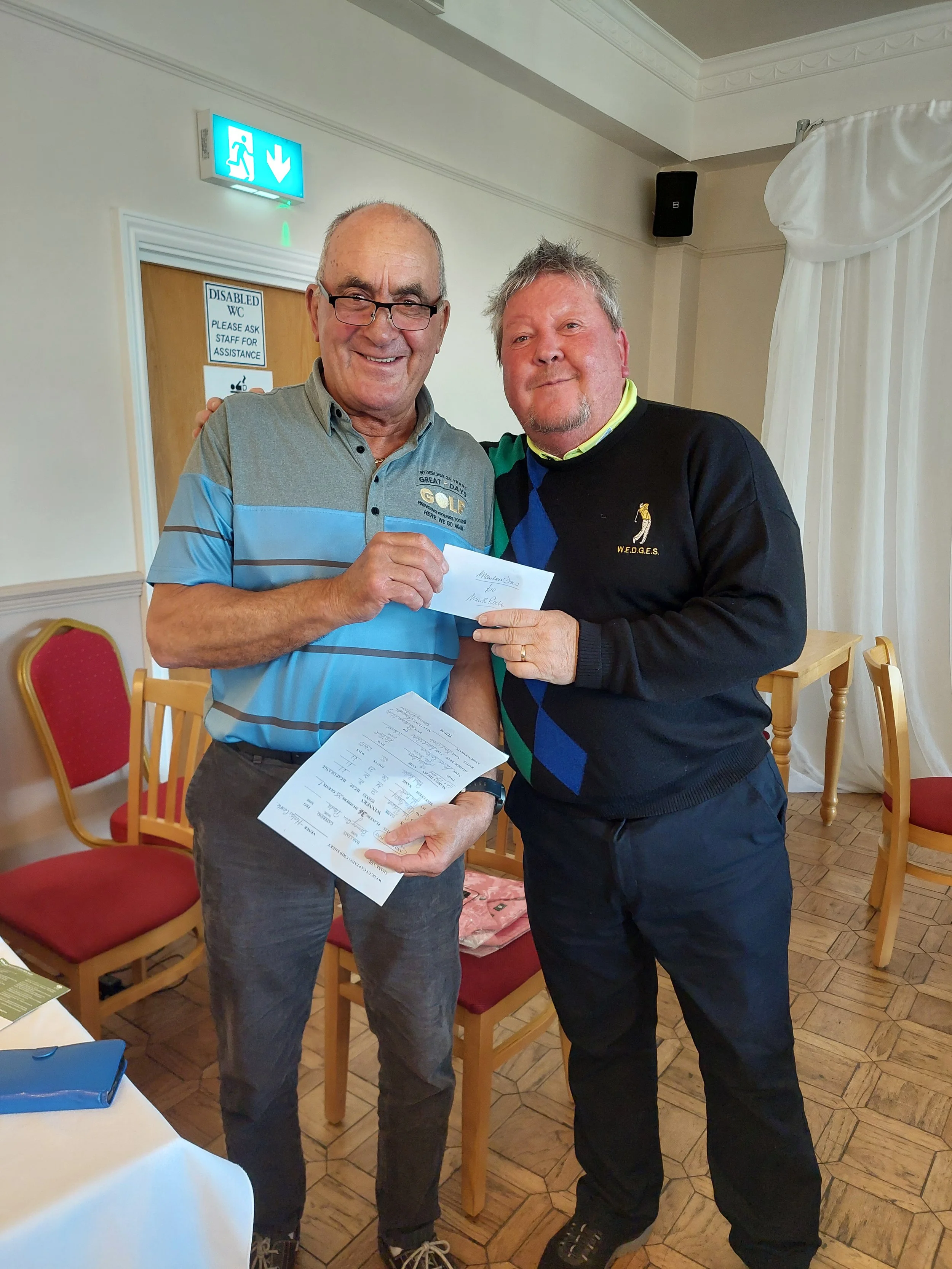 Mark Roche Won the Members Draw