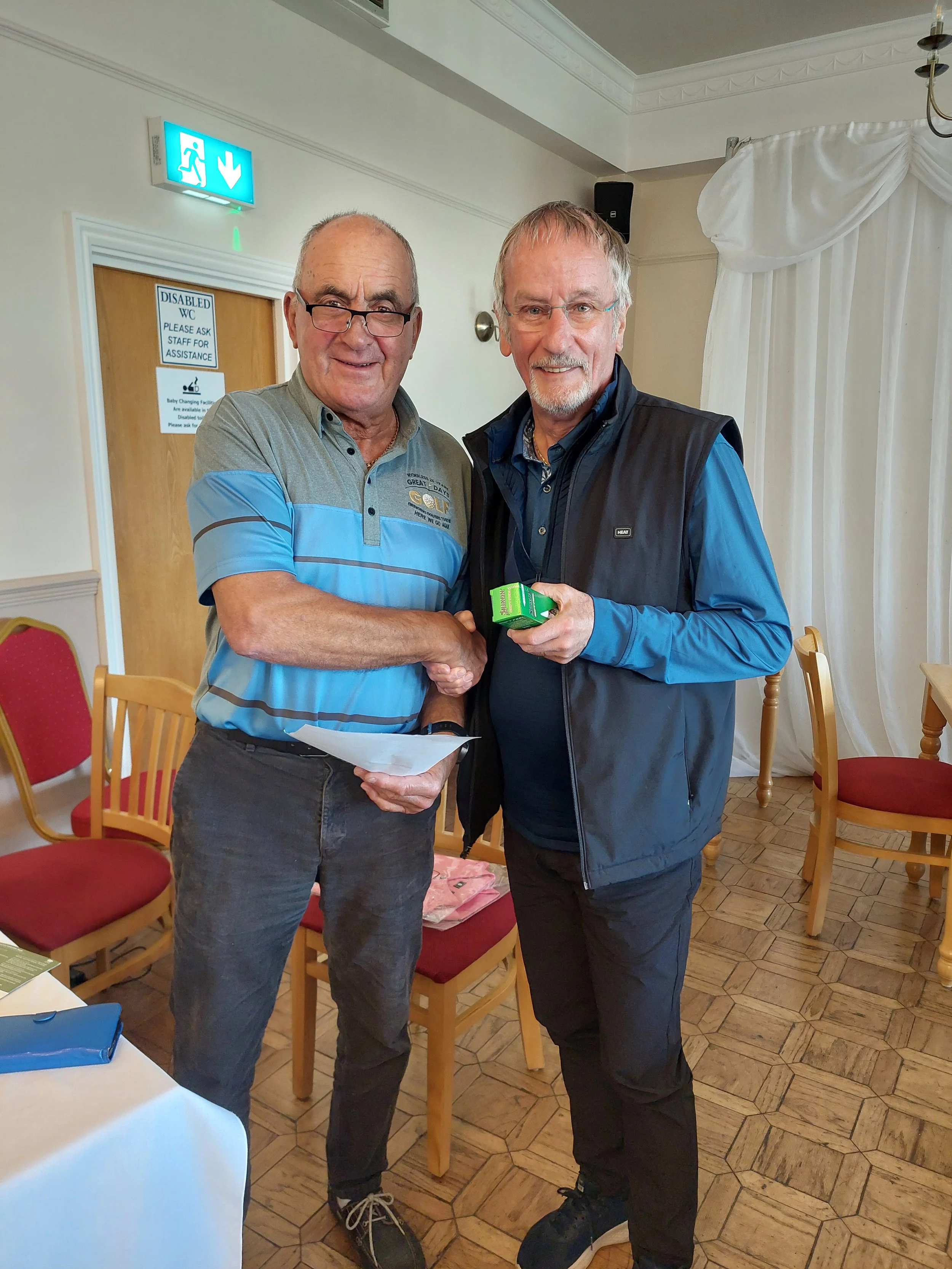 P Hughes won best guest