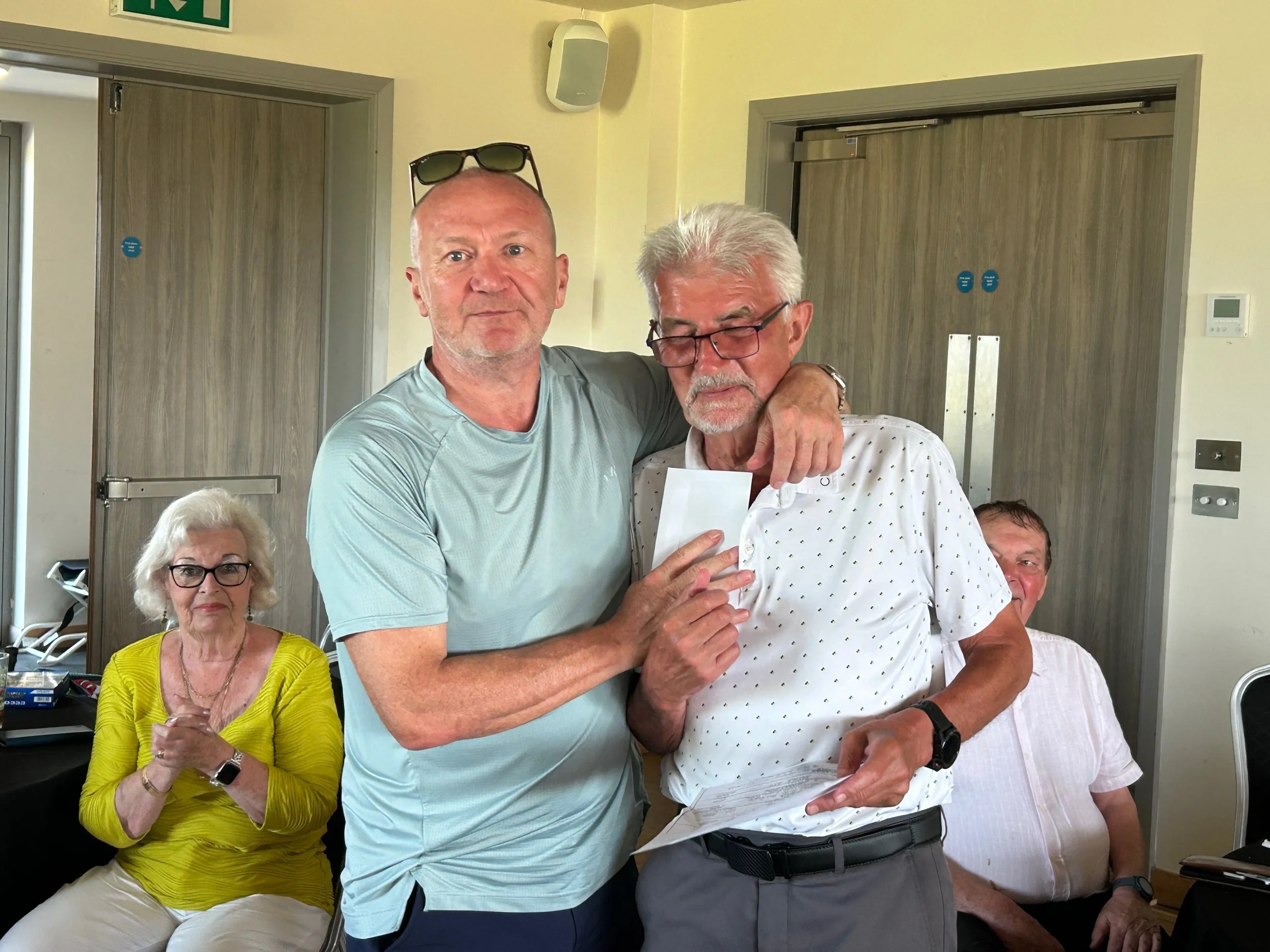 Mike Paris won members draw